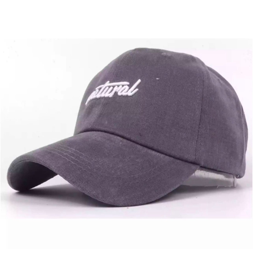 Topi Baseball Pria Wanita Dewasa Bordir Natural/ Topi Fhasion Kekinian Kualitas Premium/ Topi Distro Murah