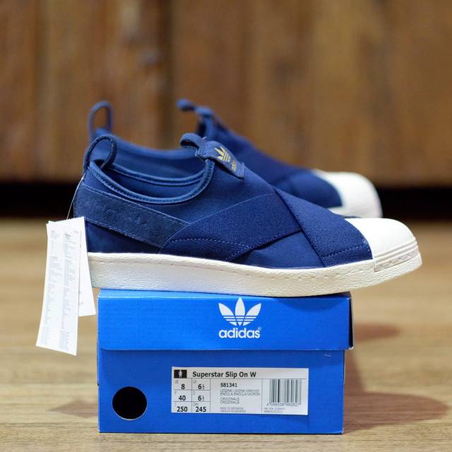ADIDAS SUPERSTAR 80s Slip on Navy
