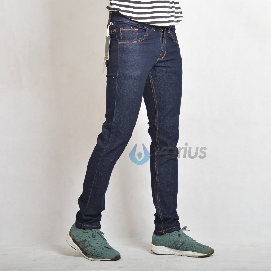 Varuis Heritage 3  - Celana Jeans pria Slimfit Stretch New Original Jeans Panjang Pria Skinny