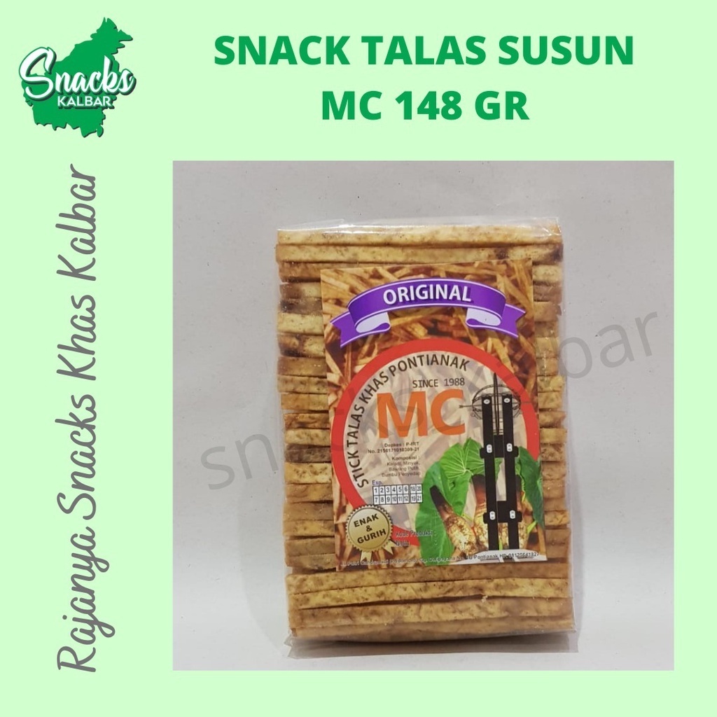 

Snack Stick Talas Susun "MC" 148 GRAM / Keripik Keladi