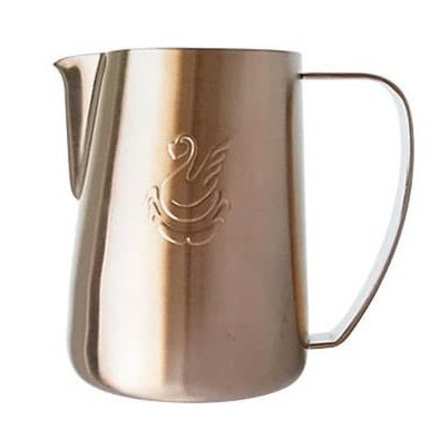 Milk Jug Latte Art JibbiJug KUNGFU Original 380 ml – FREE Kopi 