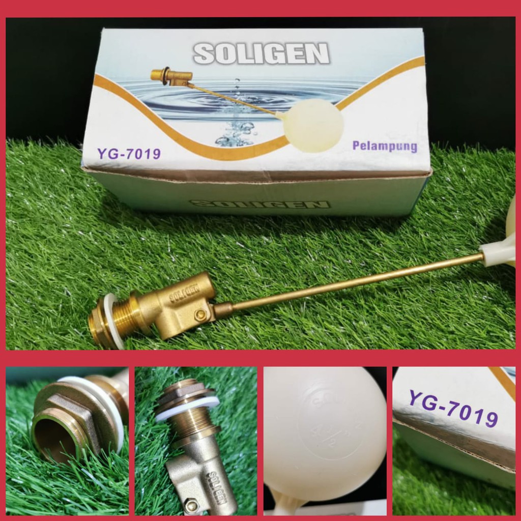 Pelampung Air Bola 3/4 Inch SOLIGEN  otomatis 7019