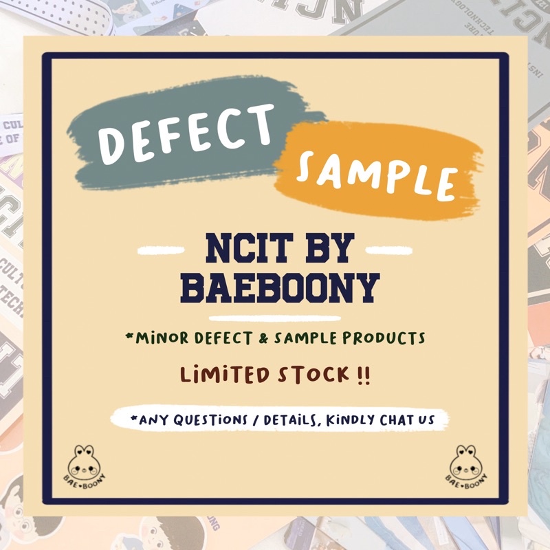 [DEFECT &amp; SAMPLE] NCIT Products by Baeboony