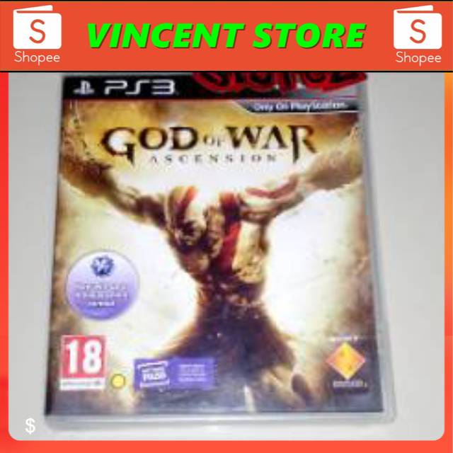 PRODUK ORIGINAL bd ps3 god of war ascention