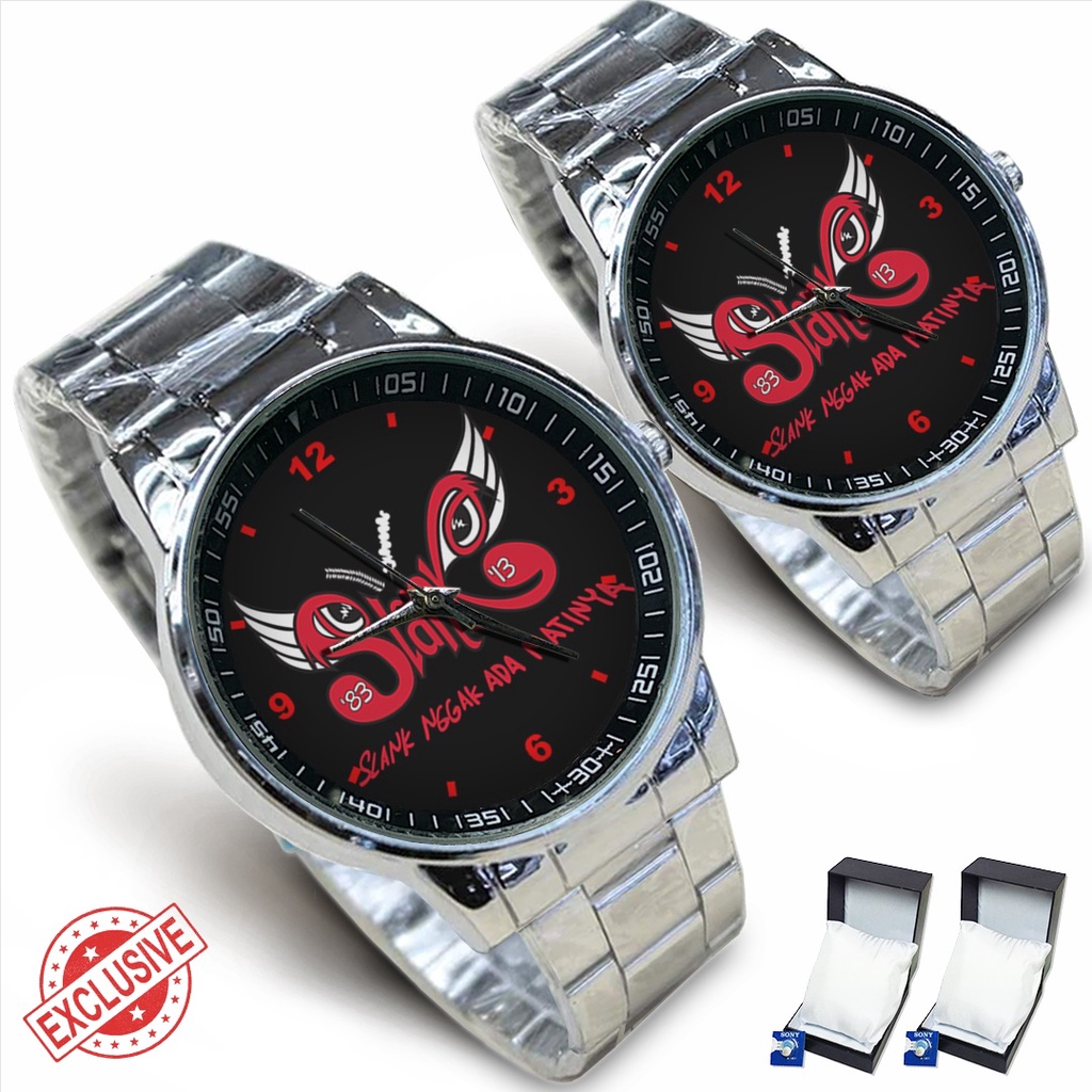 Jam Tangan Rantai Couple SLANK Motif 14