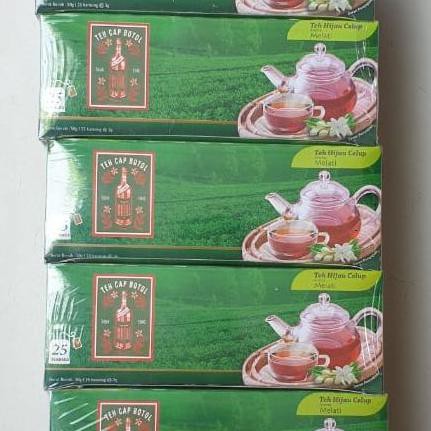

Teh-Bubuk- satuan Teh Celup Melati Cap Botol isi 25 bag -Dijamin-Halal.