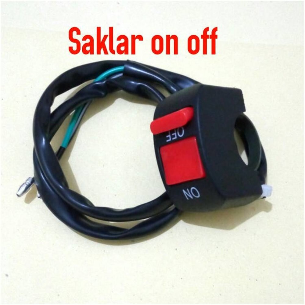 SAKLAR LAMPU MOTOR Saklar Lampu Motor On Off Lampu Jepit Stang Termurah