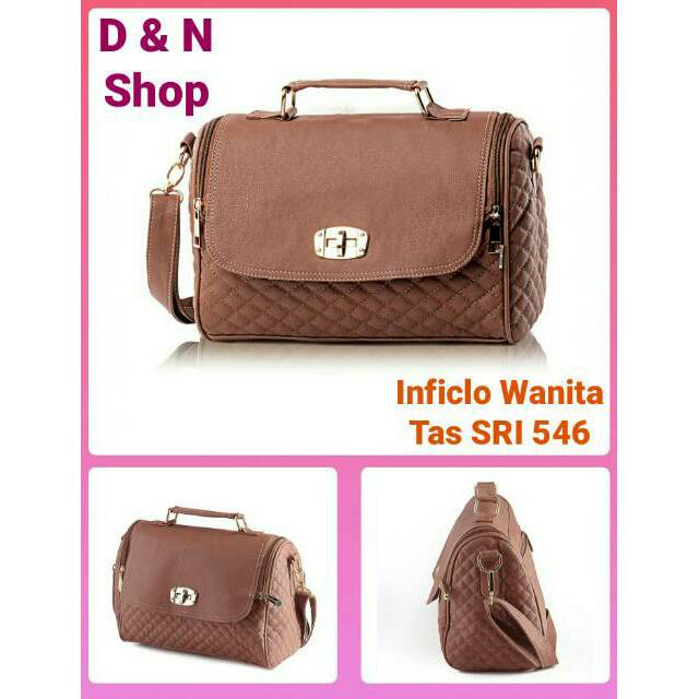 Tas Wanita Brand Inficlo Berkualitas asli Bandung Cibaduyut Promo diskon Murah Meriah
