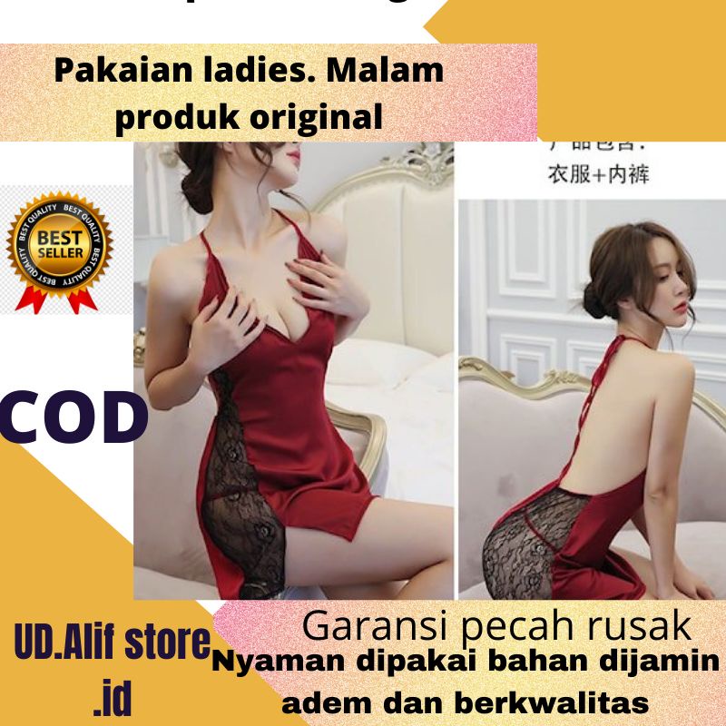 Pakaian Ladies Set Lingerie Sexy Bahan Premium baju wanita sexy model baru baju tidur wanita malam p