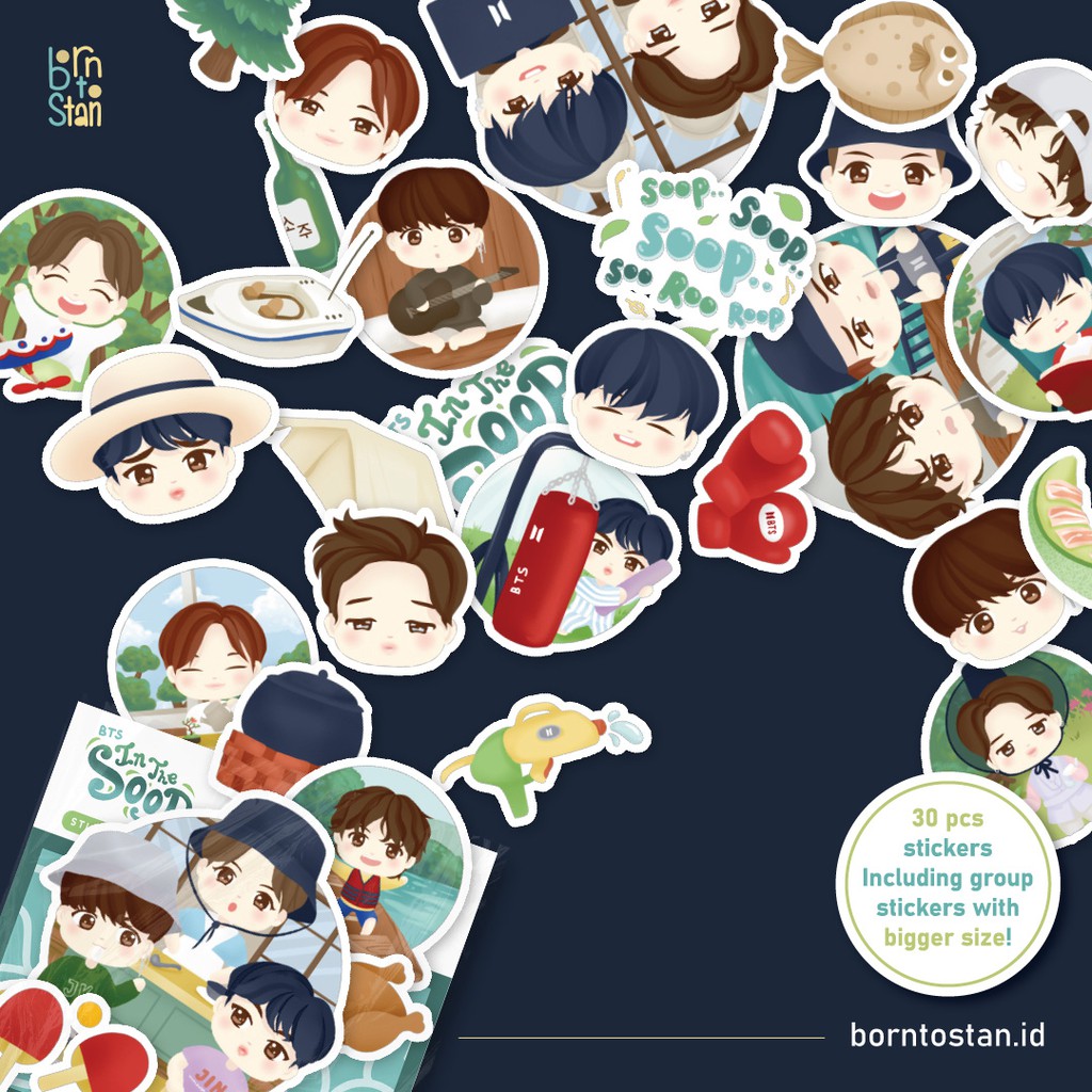 

Bangtan Sonyeondan In The Soop Sticker Set [Born To Stan]