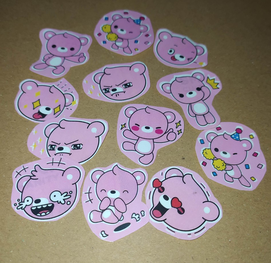 Stiker Set Treasure Cartoon, Sm Cartoon