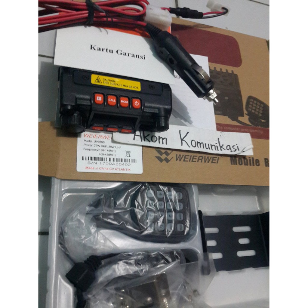 Radio Rig icom dualband/rig motorola dualband/rig alinco du lop2