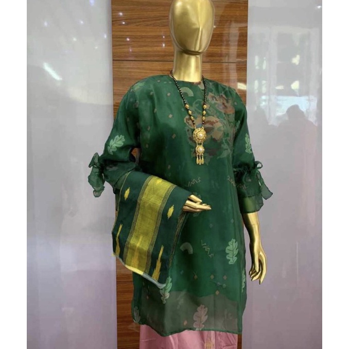 ORGANZA PRINTING MOTIF LAGOSI  (ATASAN SAJA)