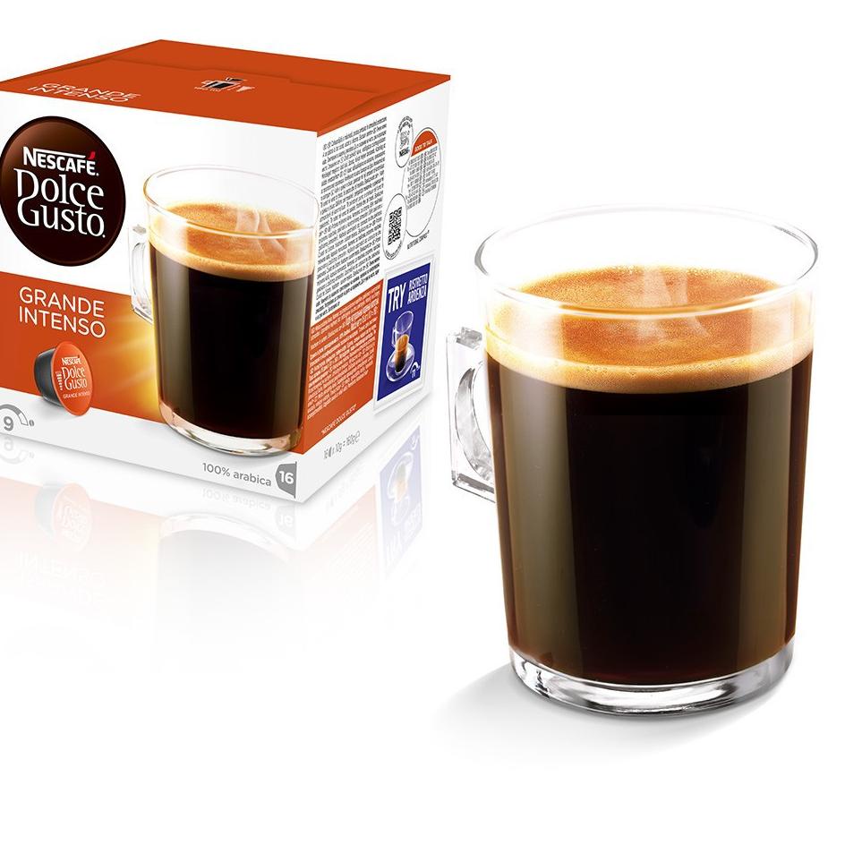 

LYM Nescafe Dolce Gusto Grande Intenso 16 Capsule | Coffee Kapsul Kopi ¿☍ 45-JJ