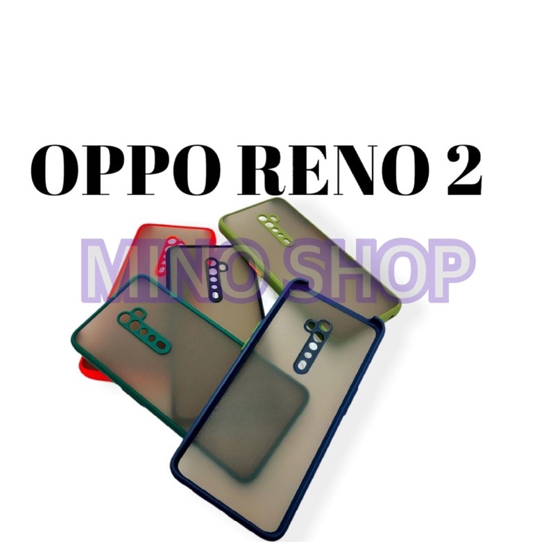 SOFTCASE OPPO RENO 2 - HARDCASE DOVE MYCHOICE PLUS PELINDUNG KAMERA - AERO CASE