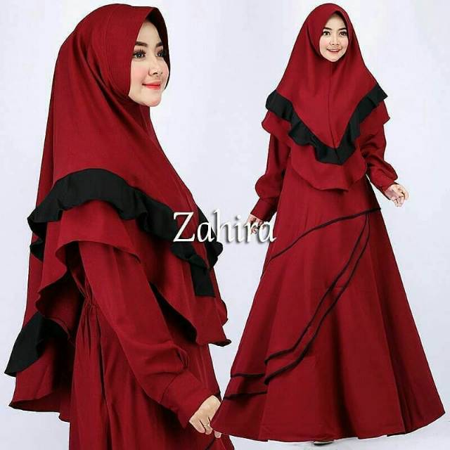 Gamis zahira ikn DRESS MURAH/ DRESS TERKINI /GAMIS MUSLIM/ GROSIR GAMIS DRESS MUSLIM