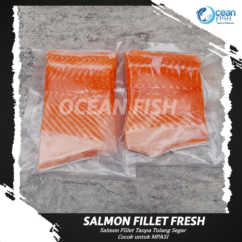

Salmon Fillet Fresh 1kg - Fillet Salmon Segar