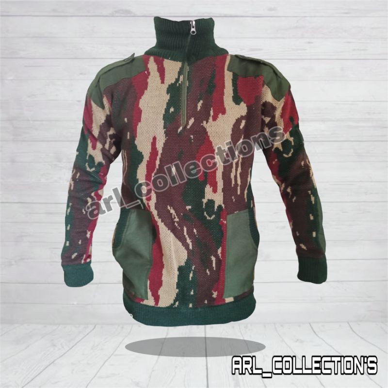 SWEATER RAJUT LORENG KOPASSUS JAKET SWETER ARMY