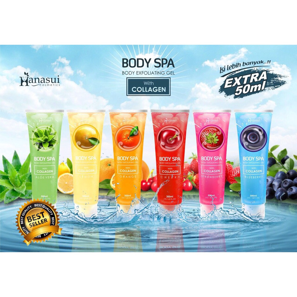 Body Spa Exfoliating Gel 300ml ( Gel Perontok Daki )