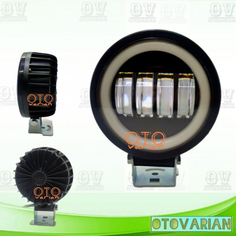 Lampu Daymaker LED HJG 4 LED | Cwl Lensa 80watt