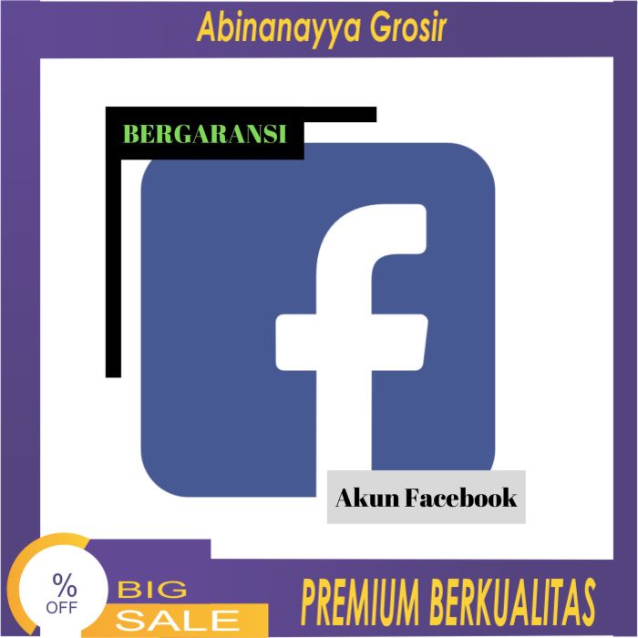 AG Diskon Best Seller Akun Facebook Facebook Account Fresh Baru Dan Bekas Buat Verifikasi Bergaransi