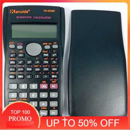 

[PROMO] Karuida Kalkulator Elektronik Scientific Calculator - KK-82MS-B Baru