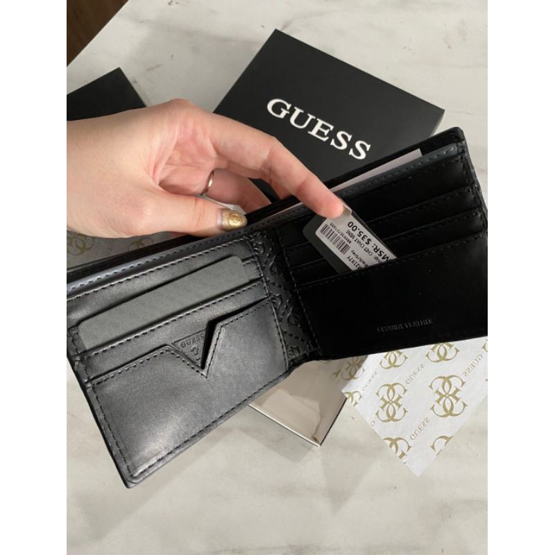 7.7 SALE  | GUESSS men mesa double billfold wallet