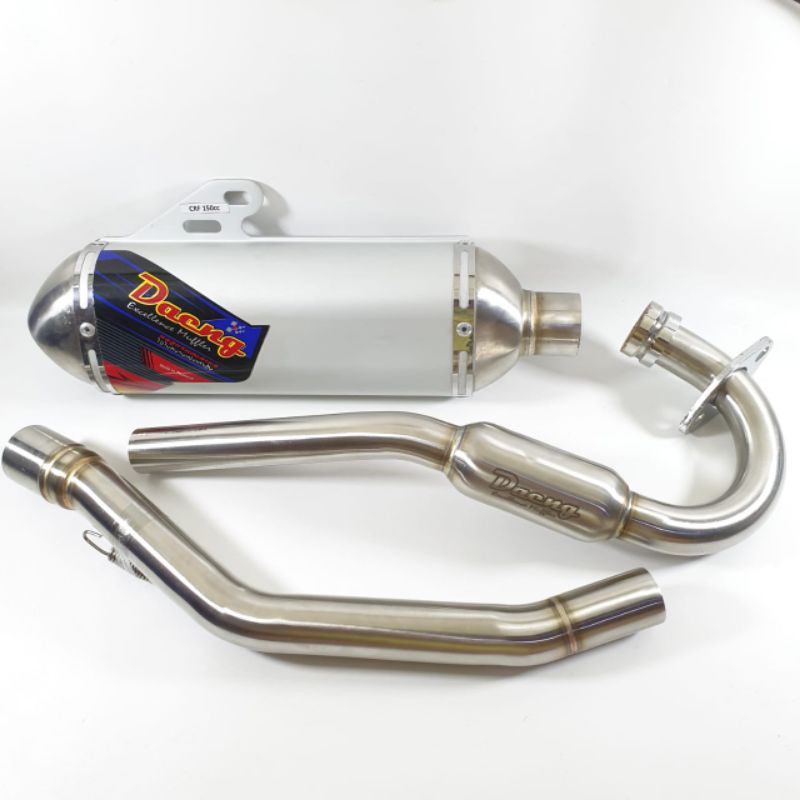 knalpot CRF Daeng original suara adem ngebas . knalpot Daeng Honda CRF