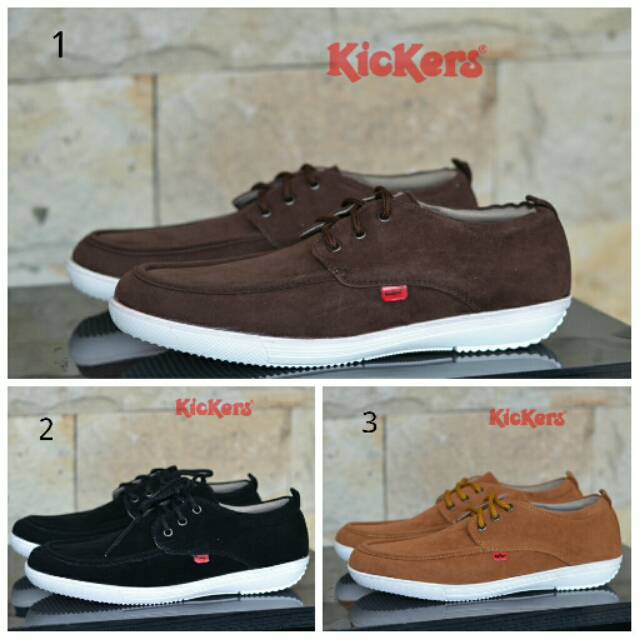 Sepatu casual santai pria kickers murah