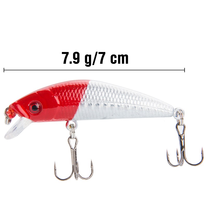 Umpan Pancing Buatan Plastic Bait 1Pcs 70mm/7.9g Umpan Mancing Top Water Lure Kail Pancing Umpan Mancing Alat Pancing Murah Alat Pancing Minnow Lure Umpan Pancing relix nusantara Umpan Ikan