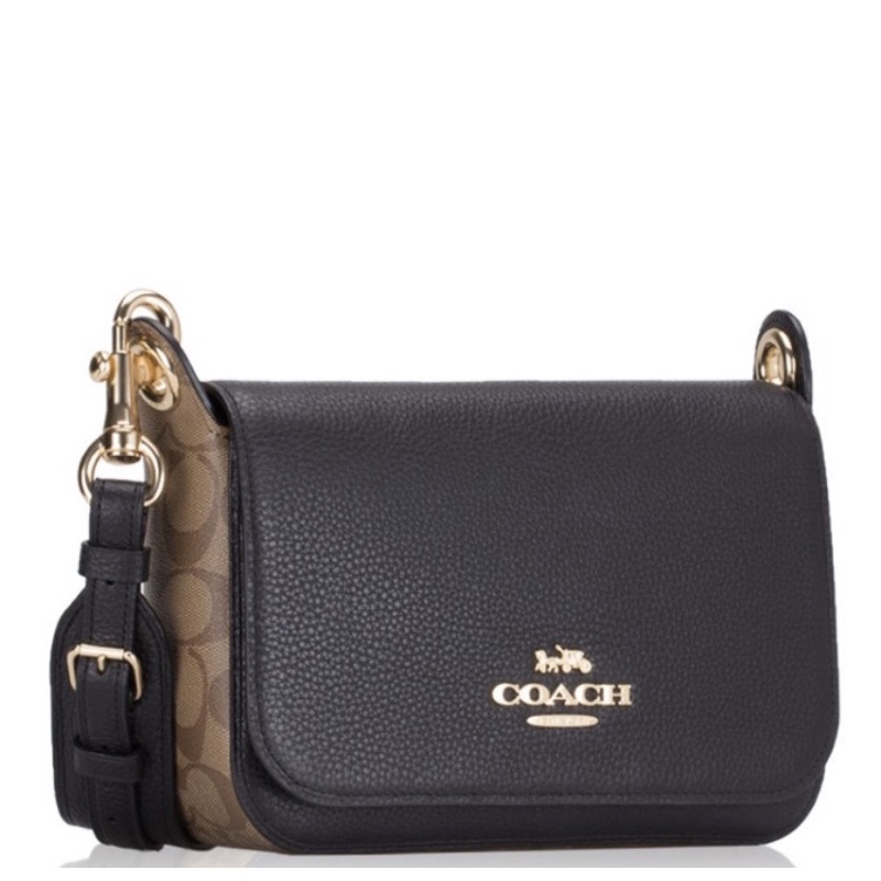 Coach Small Jes Messenger In Signature Canvas (80614)