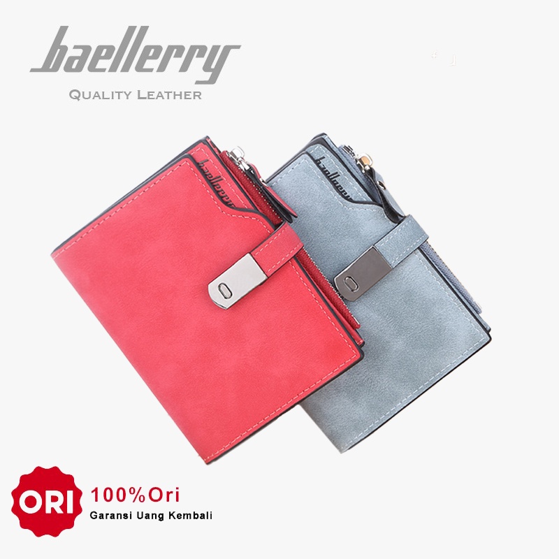 BAELLERRY N2359 Dompet Wanita Kecil Bahan Kulit PU Leather Premium WATCHKITE WKOS