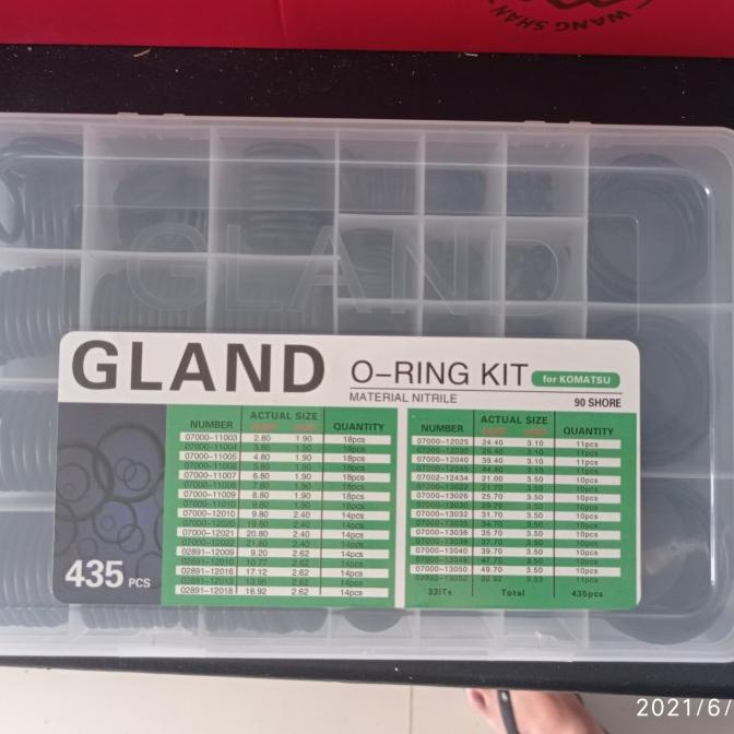 Oring Box Komatsu Oring Bok Komatsu Pc