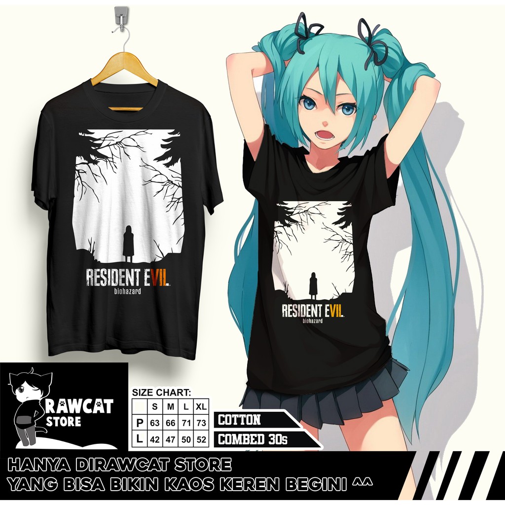 kaos resident evil 7 keren