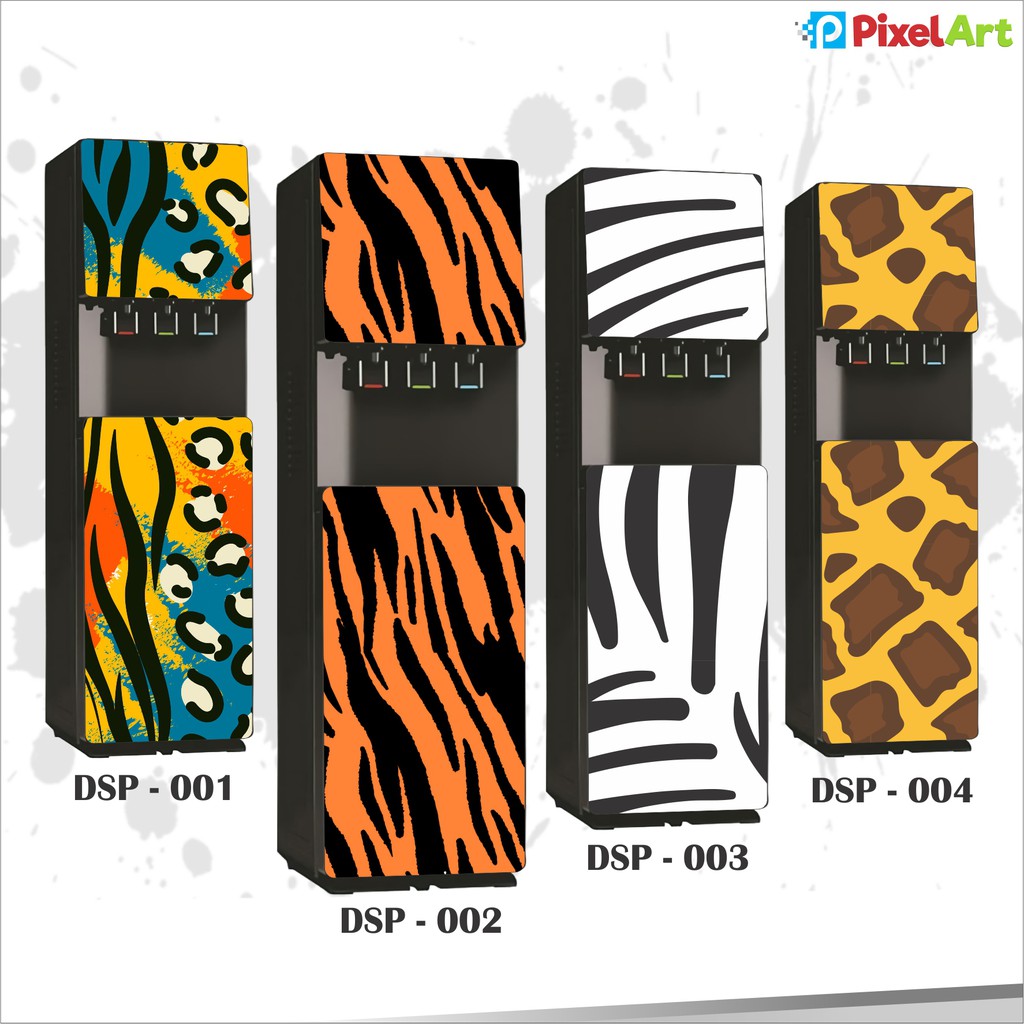 

STIKER DISPENSER RICE BOX STICKER MOTIF ANIMAL SKIN BAGIAN DEPAN SAJA LEM KUAT ANTI AIR