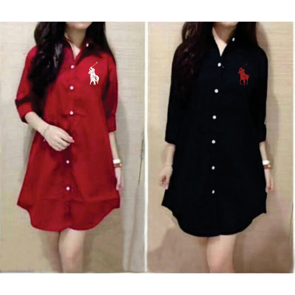 MOS RM KEMBOY ATASAN DRESS KEMEJA WANITA-7