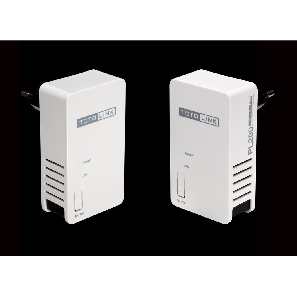 TOTOLINK PL200 KIT 200Mbps PowerLine Adapter Colokan Listrik Rumah