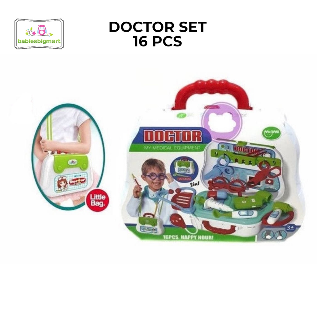 Mainan Anak Dockter Set Doctor My Medical Equipment 2 IN 1 688 61A