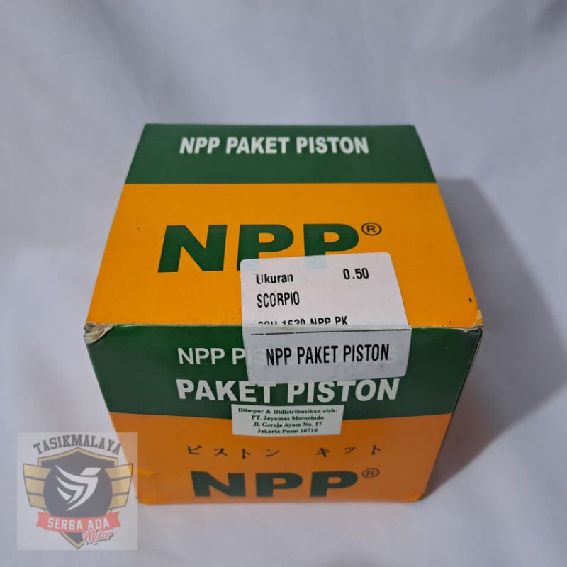 PISTON KIT SEHER KIT SCORPIO OS STD 25 50 75 100 125 150 175 200 NPP