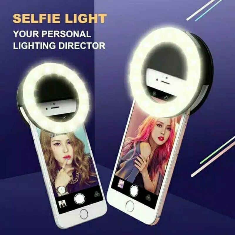 ⭐️ Jendela Kosmetik ⭐️ Ring Light Selfie / Lampu Selfie Bulat / Ring selfie / Selfie Ring / Lampu / Lampu Sefie / Lampu Ring / Lampu Led