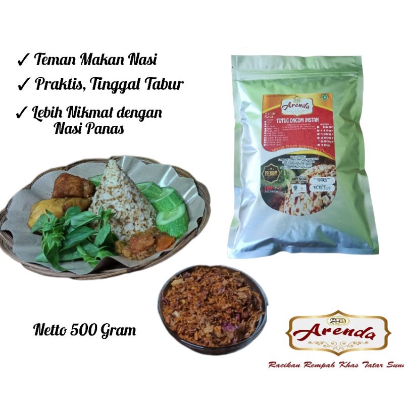 

Tutug Oncom Instan Arenda 500gram