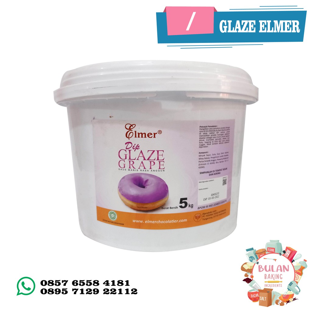 

Glaze Grape Elmer (Repack) 500g