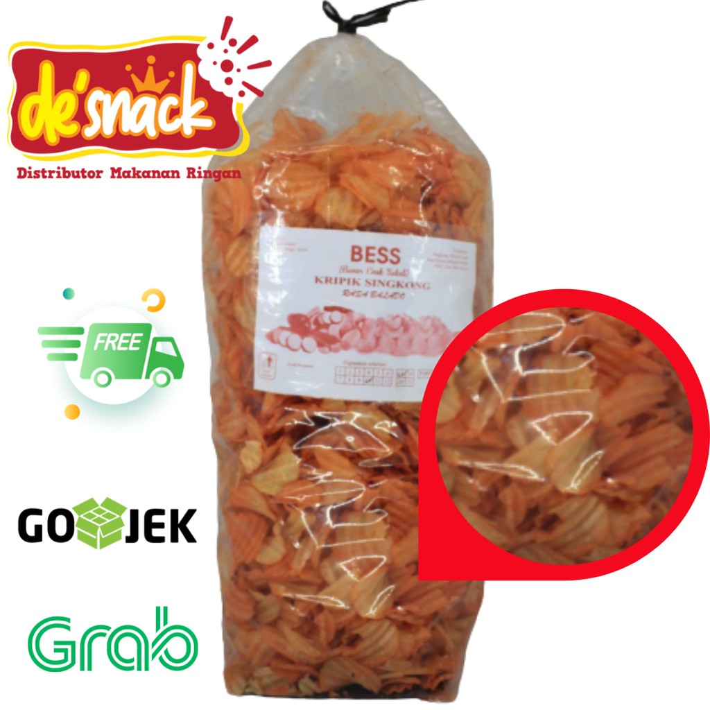 

Distributor/Grosir/Snack/Cemilan /Keripik Singkong Balado