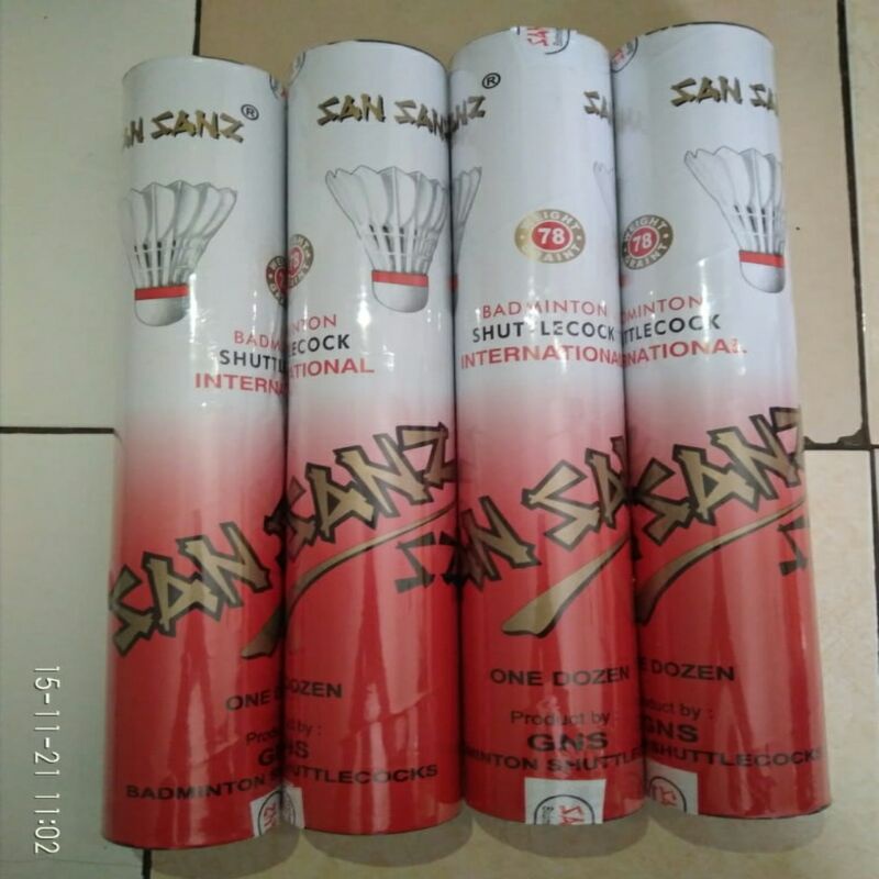 KOK BADMINTON KOK BULUTANGKIS SHUTTLECOCK SANSANZ MERAH INTERNATIONAL
