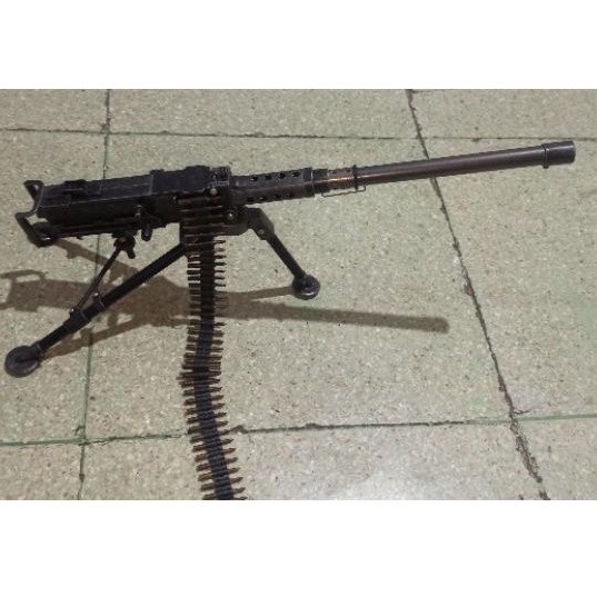 RARE ITEM satu2nya di indonesia Korek api model senapan mesin browning M2 barang langka, satu2nya di