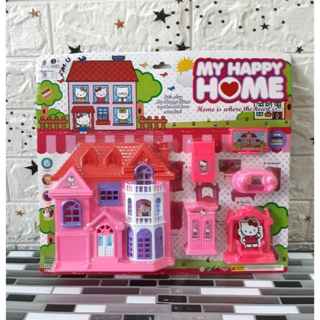 Mainan rumah rumahan hello kitty