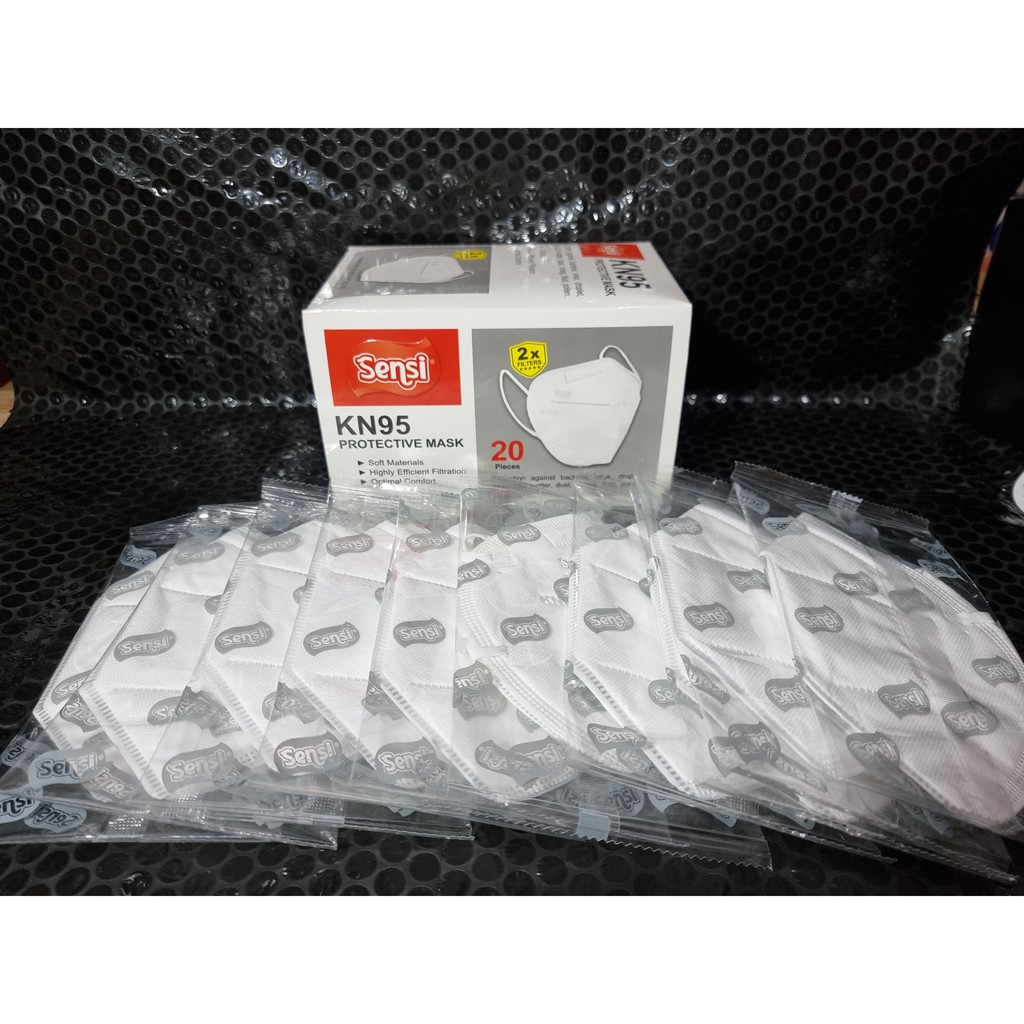 SENSI KN95 PROTECTIVE MASK 5ply isi 1/Masker Medis Sensi KN95 6 ply