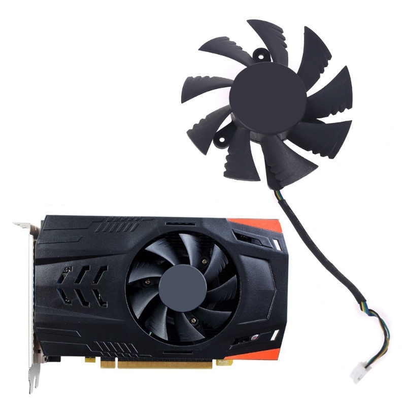 Bt 75mm 85mm 4pin Cooler Video Card Kipas Pendingin Untuk iGame GeForce GTX 1070Ti 1080 1050 1060 Pengganti