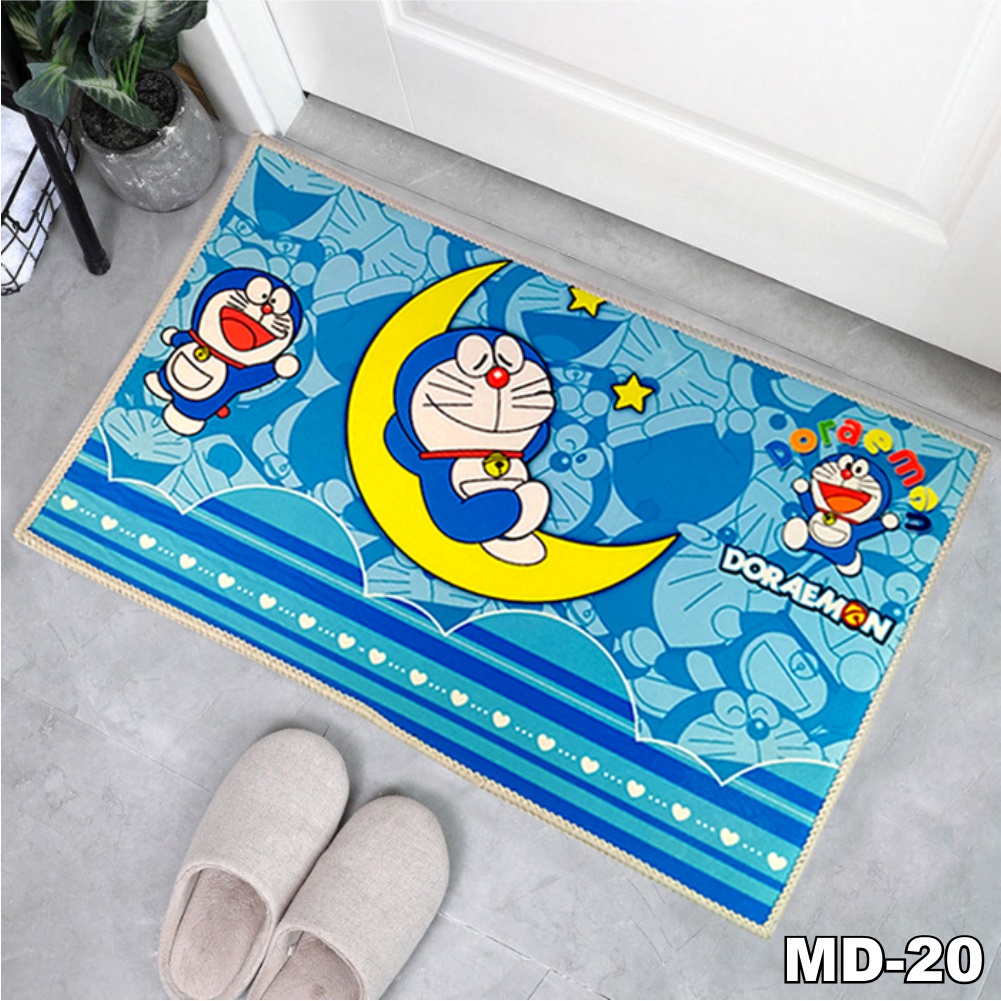 Keset Anti Slip Keset Kamar Mandi Keset bahan karpet  Ruangan Dapur Motif Ukuran 40x60cm Keset Lantai Perlengkapan Rumah WHFURNITURE