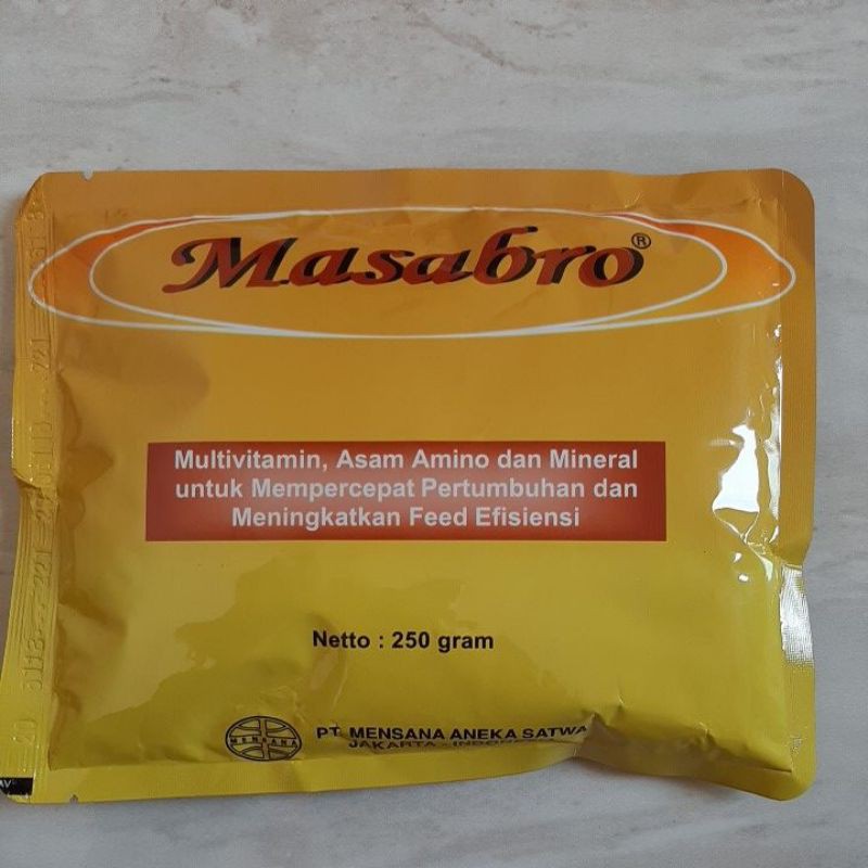 MASABRO 250 gram Vitamin Mineral dan Asam Amino untuk unggas